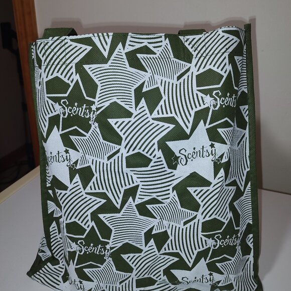 SCENTSY Green Tote Bag 12" x 12" as is - Picture 1 of 6